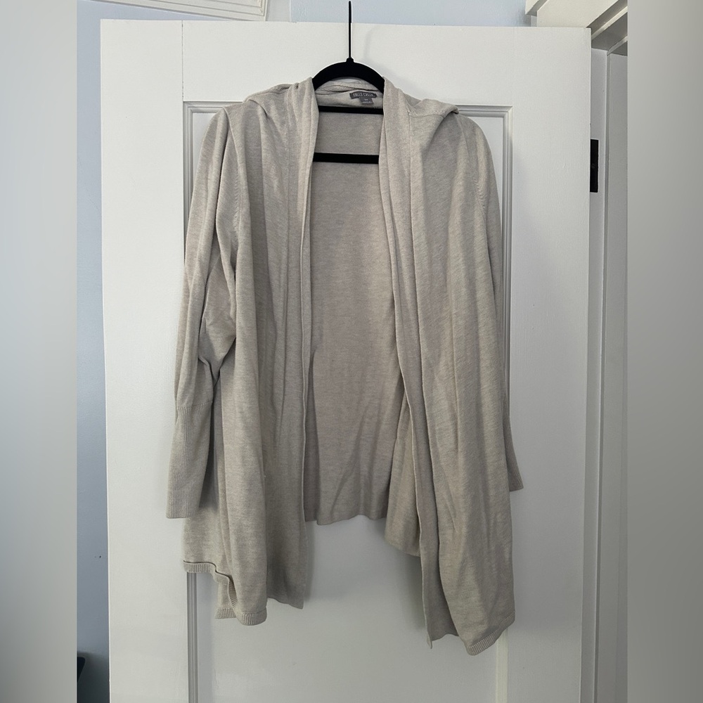Fall creek tan cardigan 3x